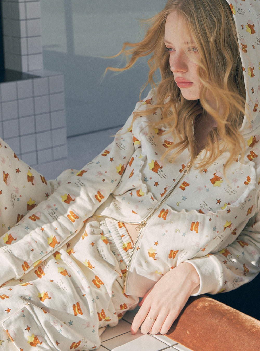 Mini Bear Print Lounge Pants