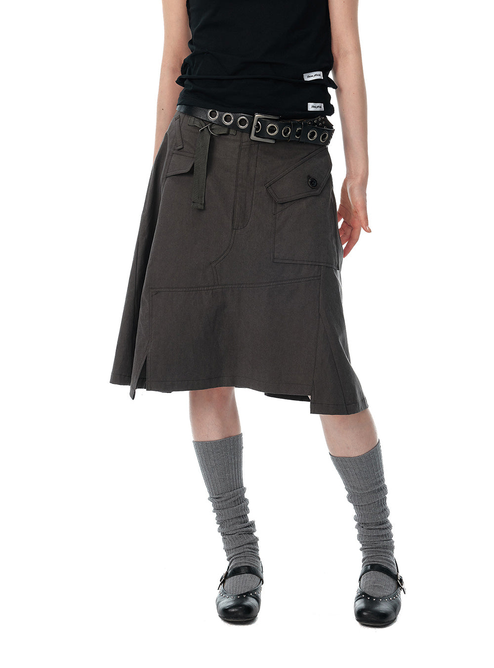 Fragment Utility Midi Skirt
