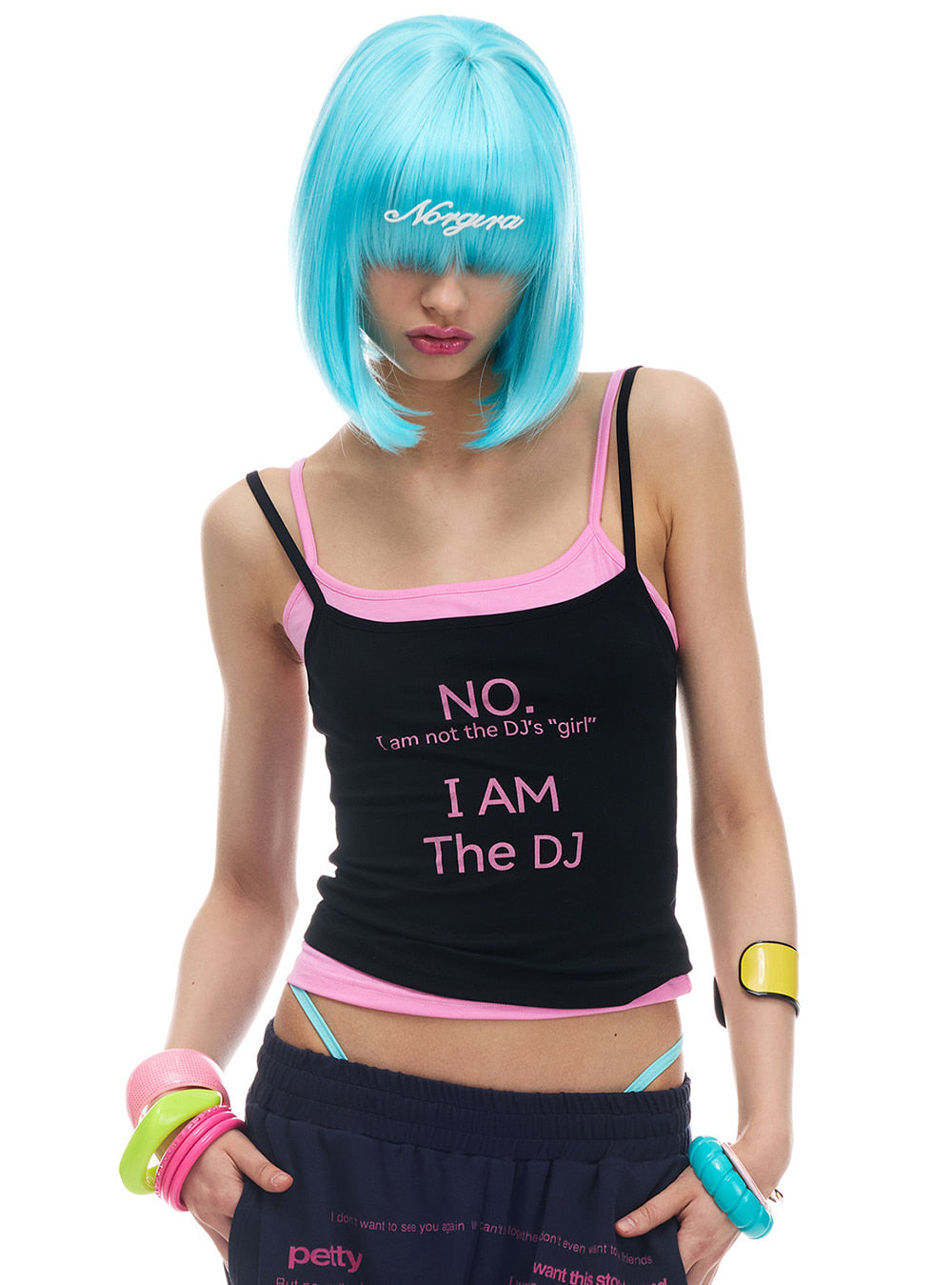Dual Layer DJ Code Strap Top