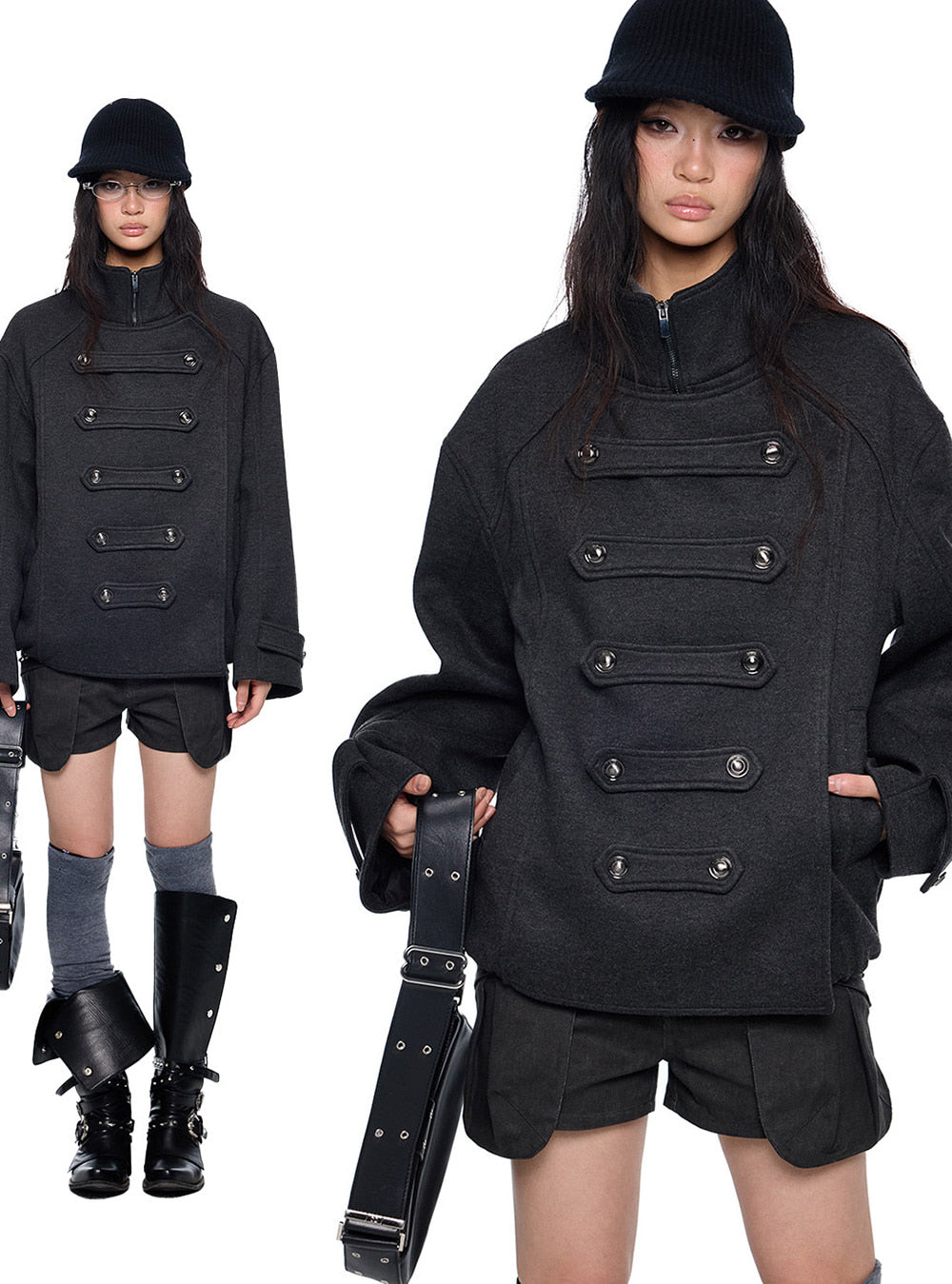 Command Panel Wool Jacket (2color)