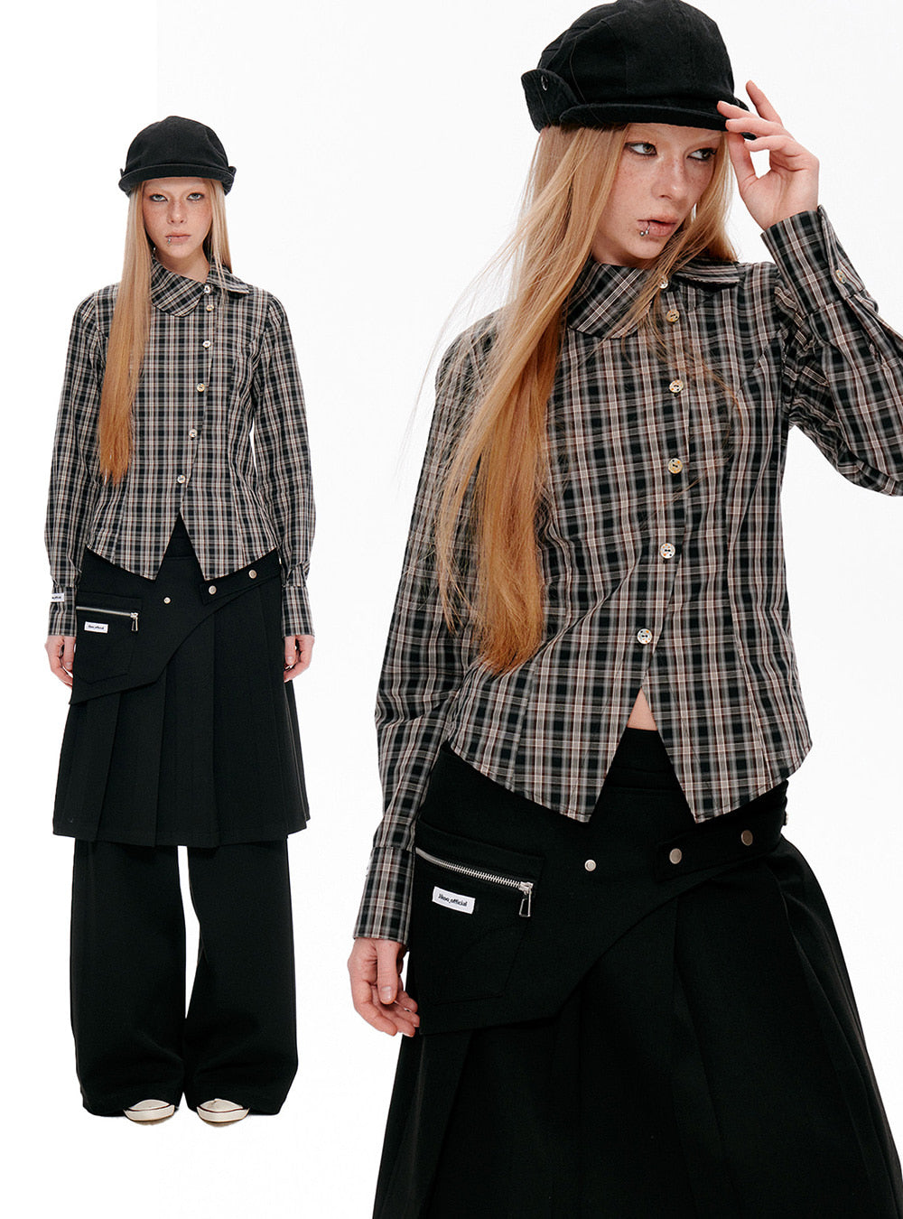 Vintage Scholar Plaid Shirt