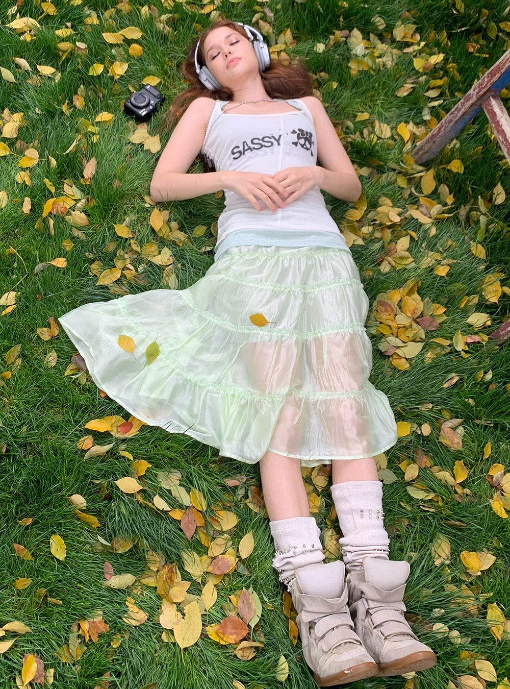 Clean Mint Airy Skirt