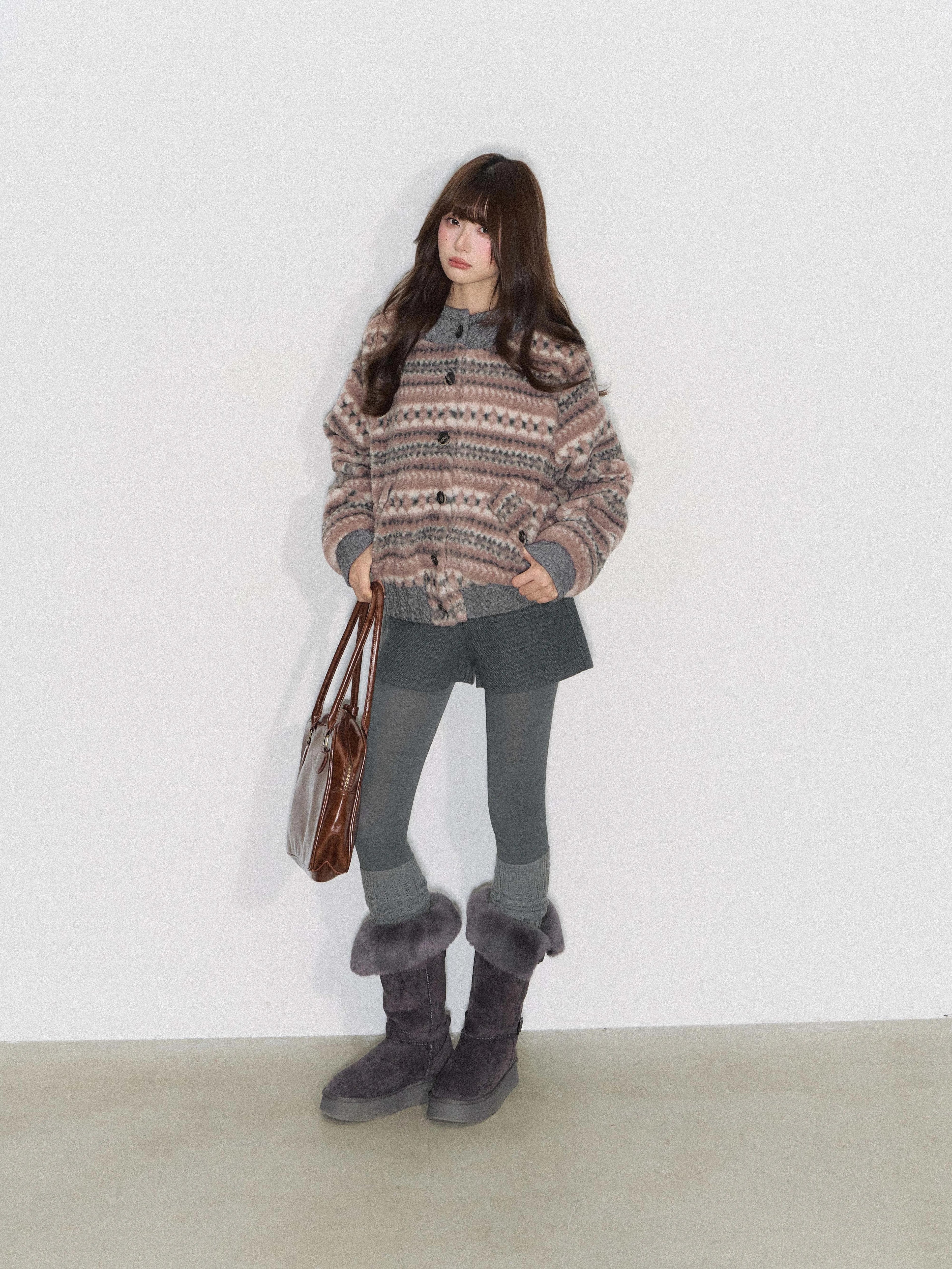THELIGHT | RETRO CASUAL KNIT JACKET【ID:TN00091】