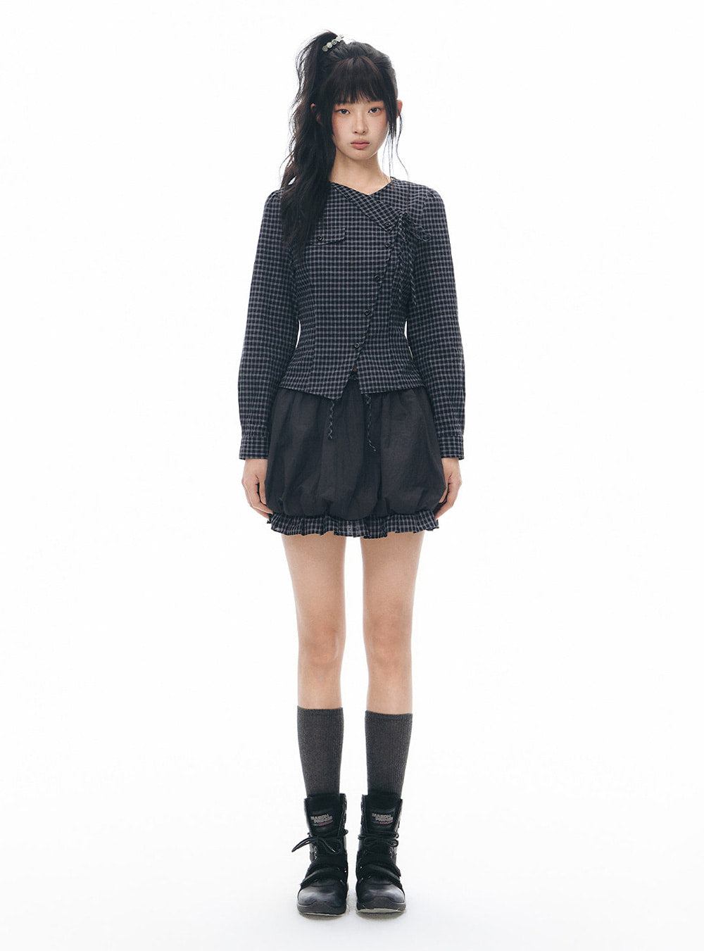 Layered Bloom Mini Skirt