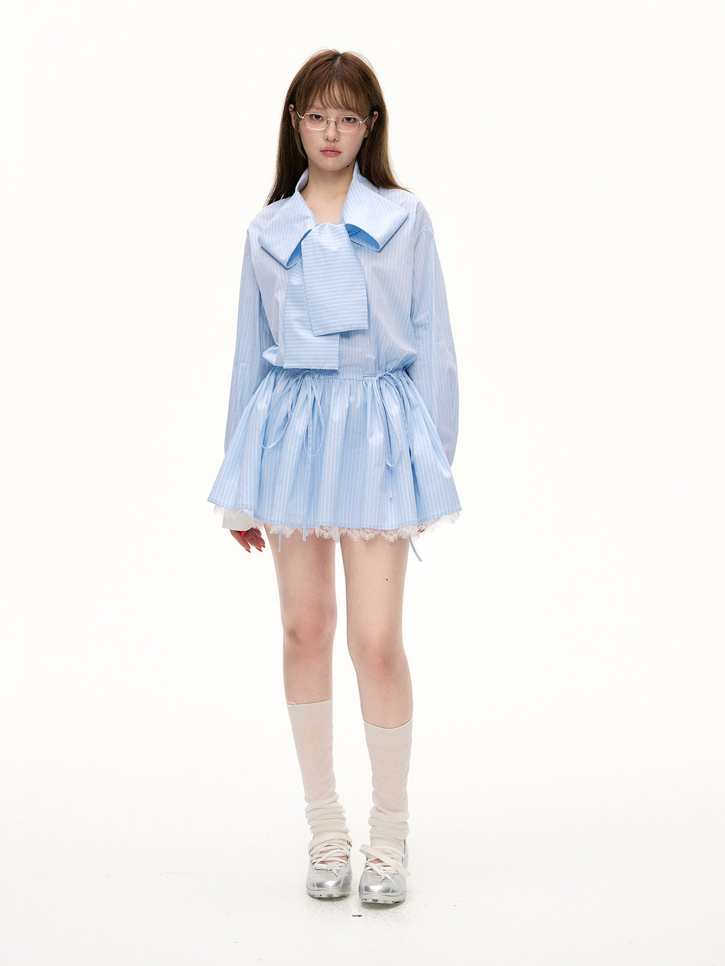 Romance Nanci Lace Shirt Dress