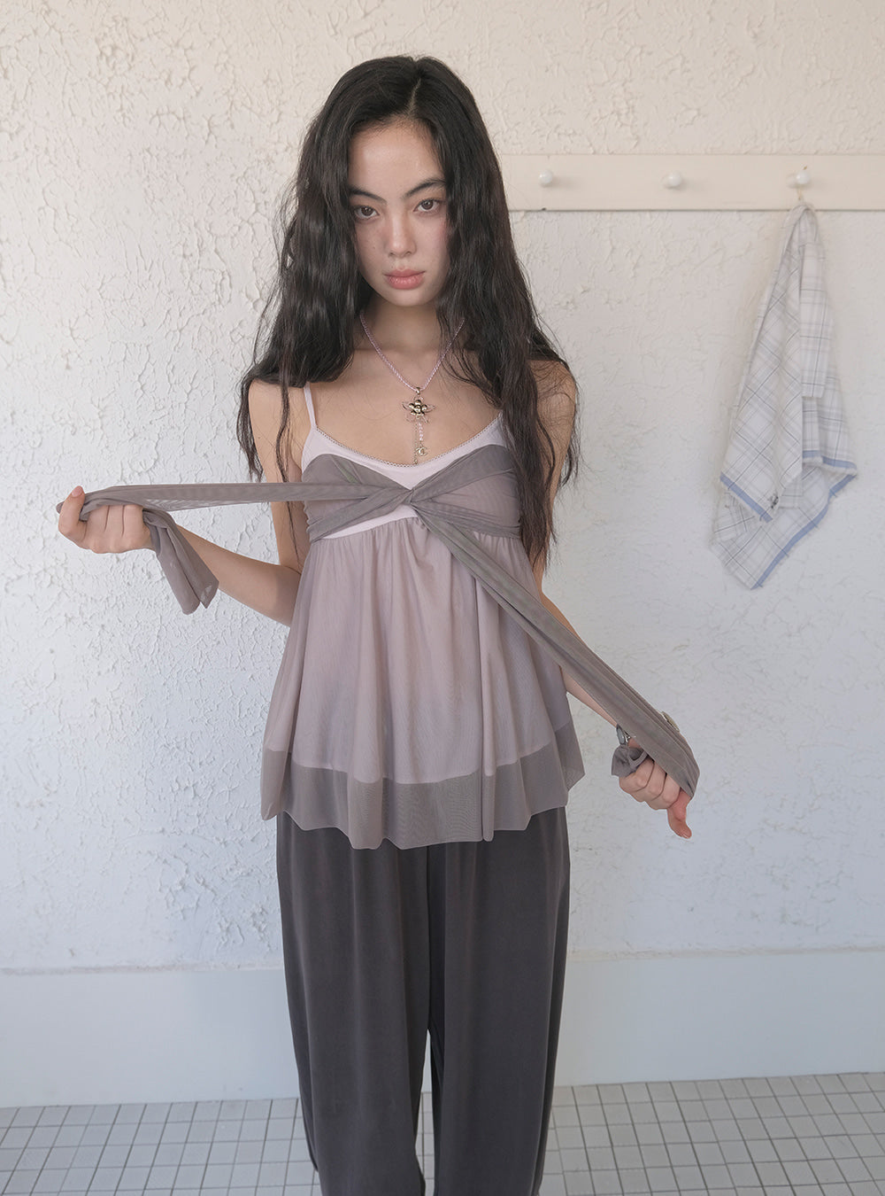 Veil Drift Mesh Top