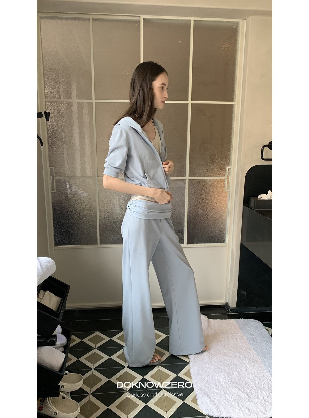 Cloud Zip Hoodie & Lounge Pants (2color)
