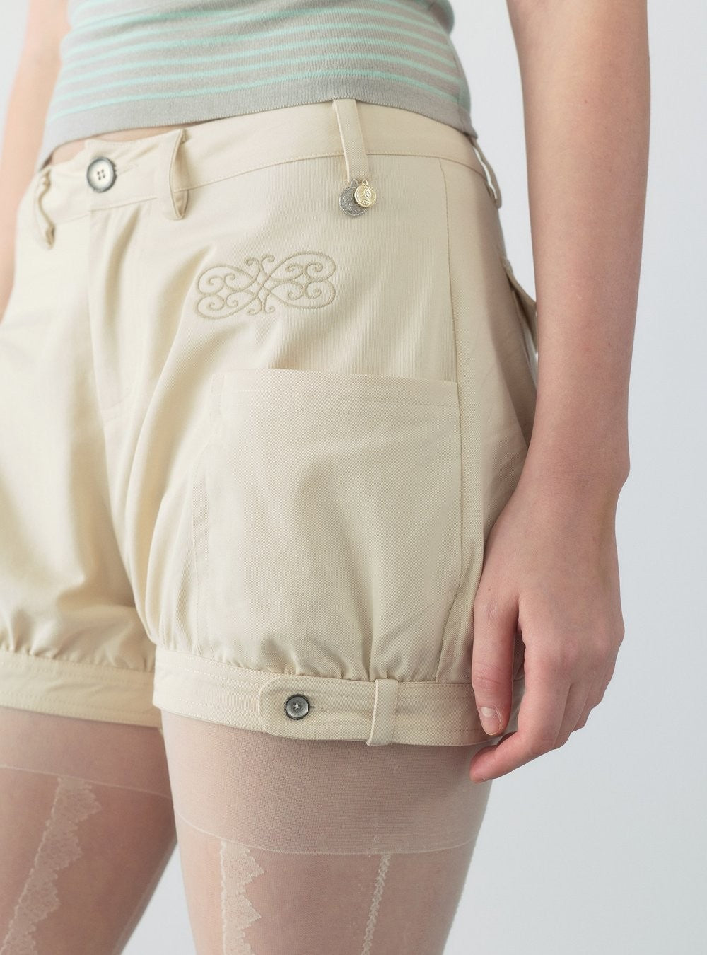 Pumpkin Curve Cargo Shorts