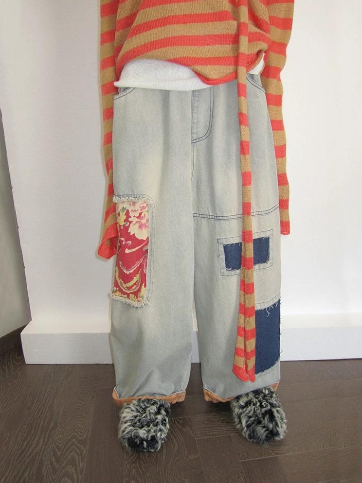 3months | VINTAGE WIDE LEG JEANS【ID:TN00055】