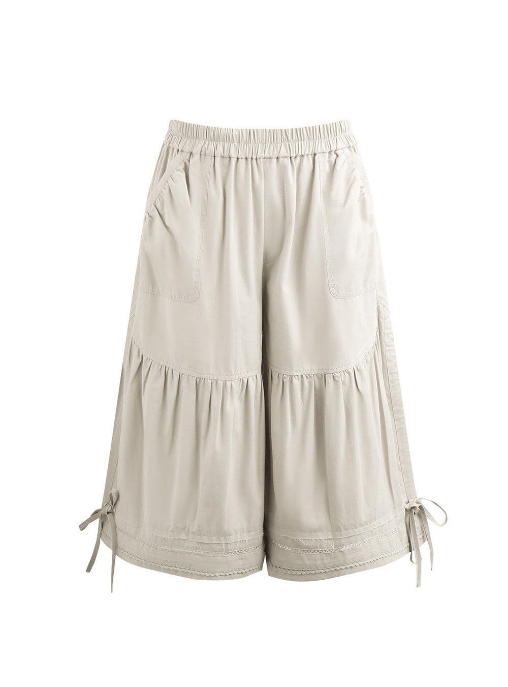Utility Pocket Cropped Pants (2color)