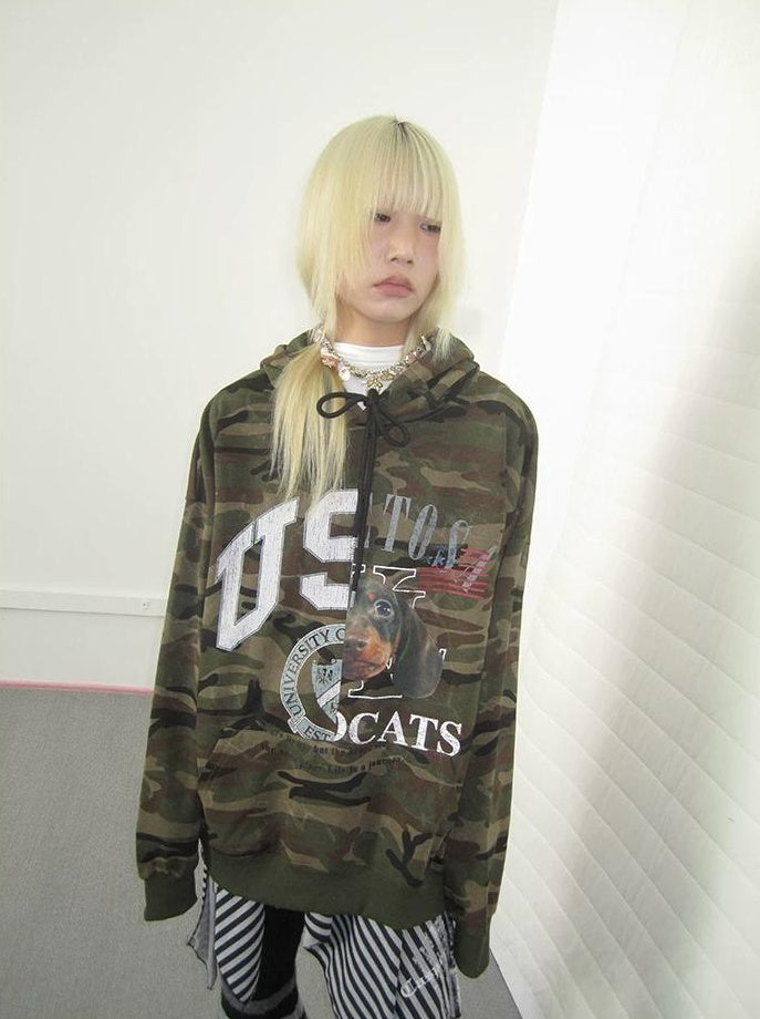 3months | CASUAL CAMOUFLAGE HOODED SWEATSHIRT【ID:TN00031】