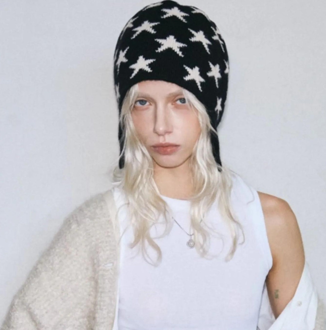 TRIA SELECT |  RETRO KNITTED EAR PROTECTION CAP【ID:TN00002】