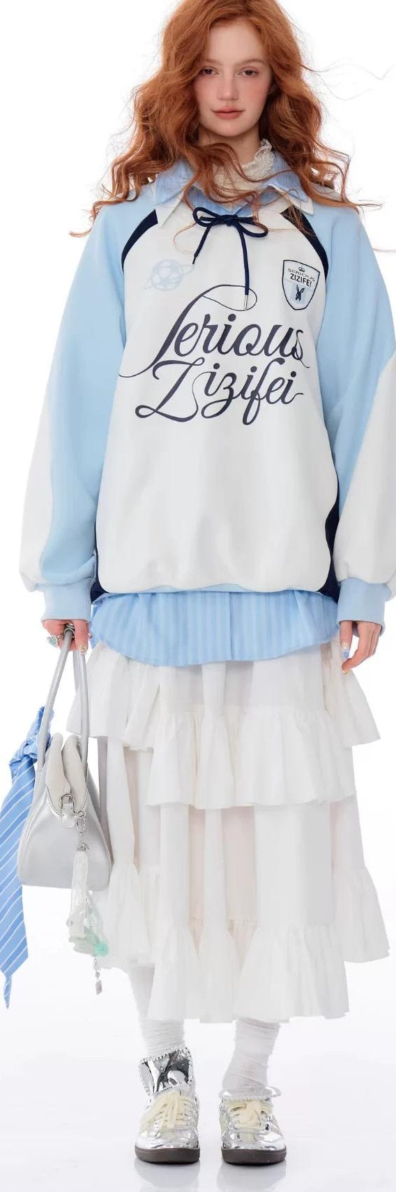 ziziFei | RETRO COLOR-BLOCK SWEATSHIRT【ID:TN00072】