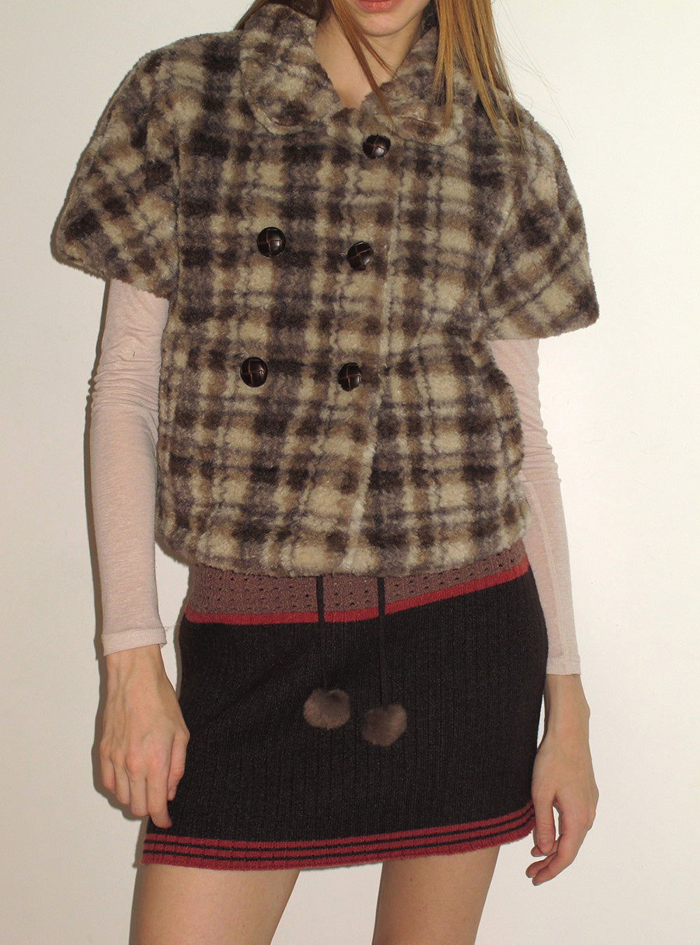 Winter Retro Check Vest