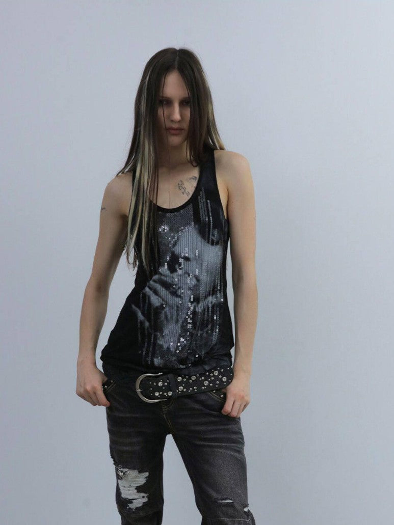 Dark Wash Whisker Distressed Ripped Low Rise Women'S Cotton Straight-Leg Jeans