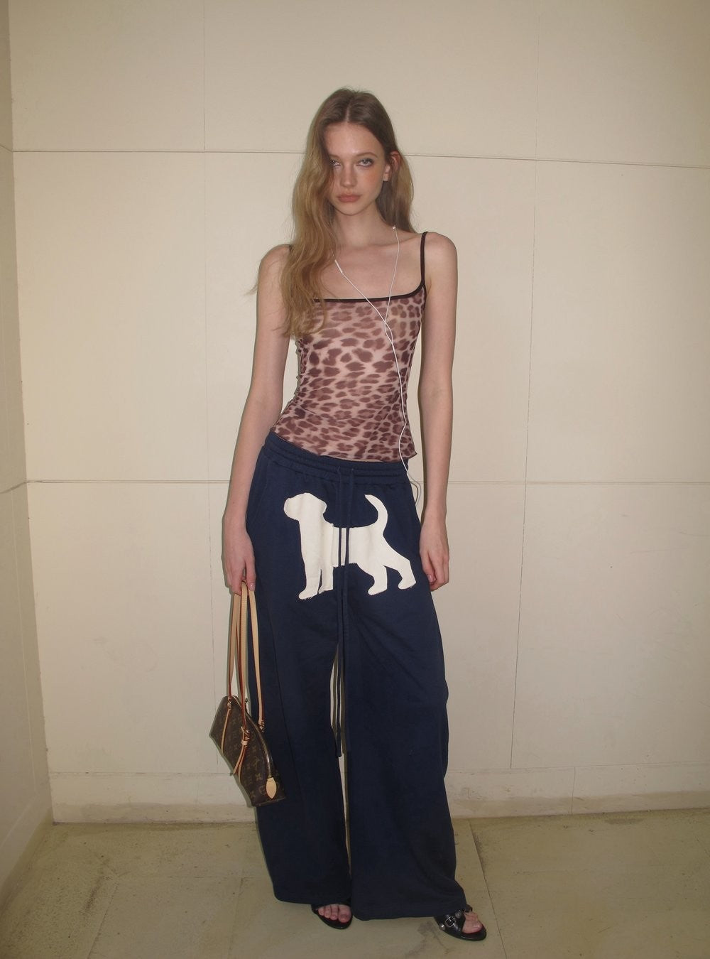 Leopard Sheer Sleek Top
