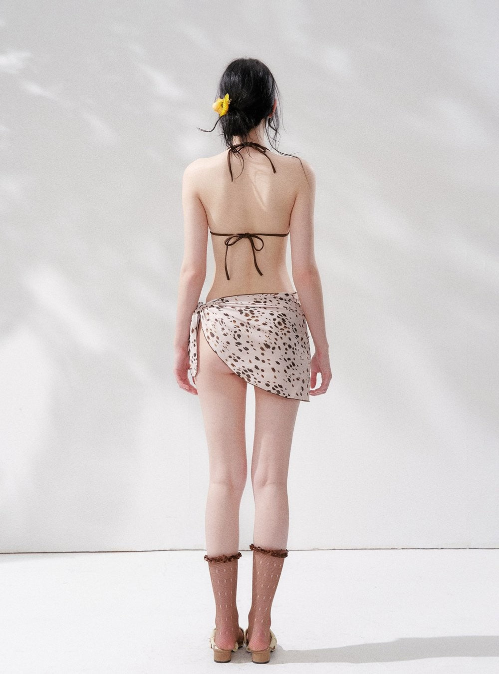 Leopard Spot Triangle Swim Set (3Piece)