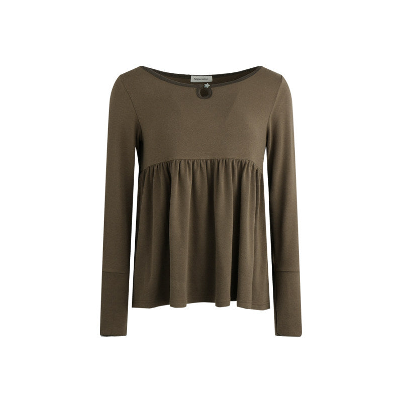 Twinkle Peplum Girl Top (2color)