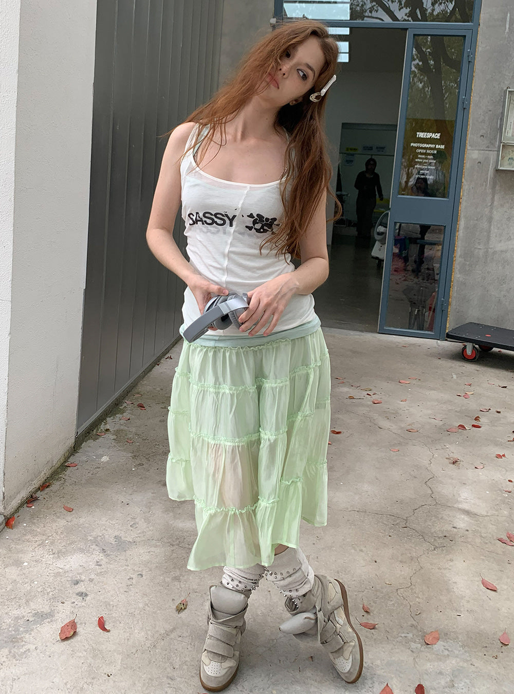 Clean Mint Airy Skirt