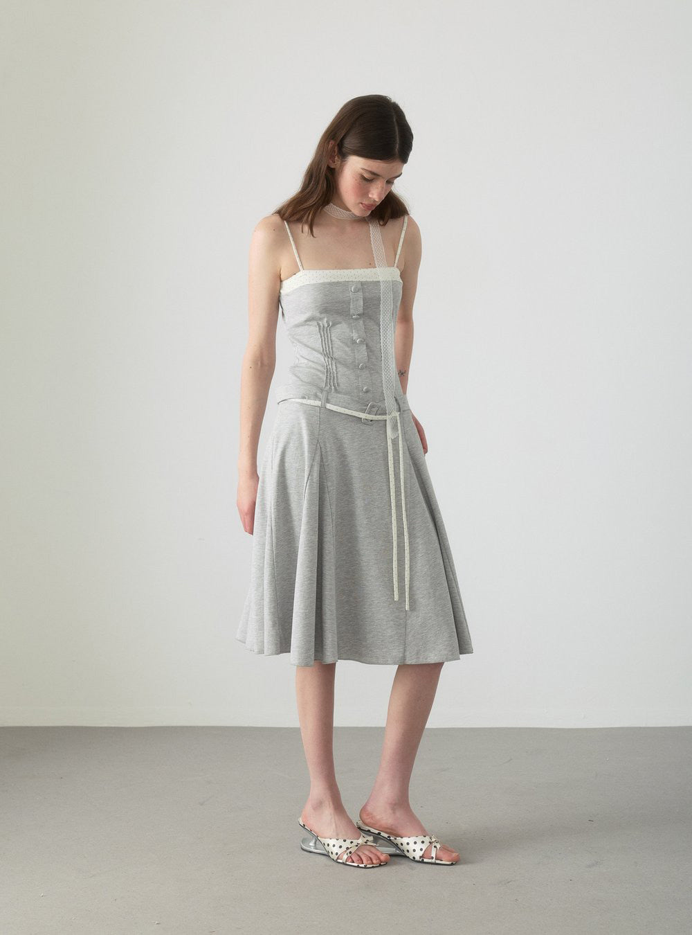 Berry Curve Patchwork Dress