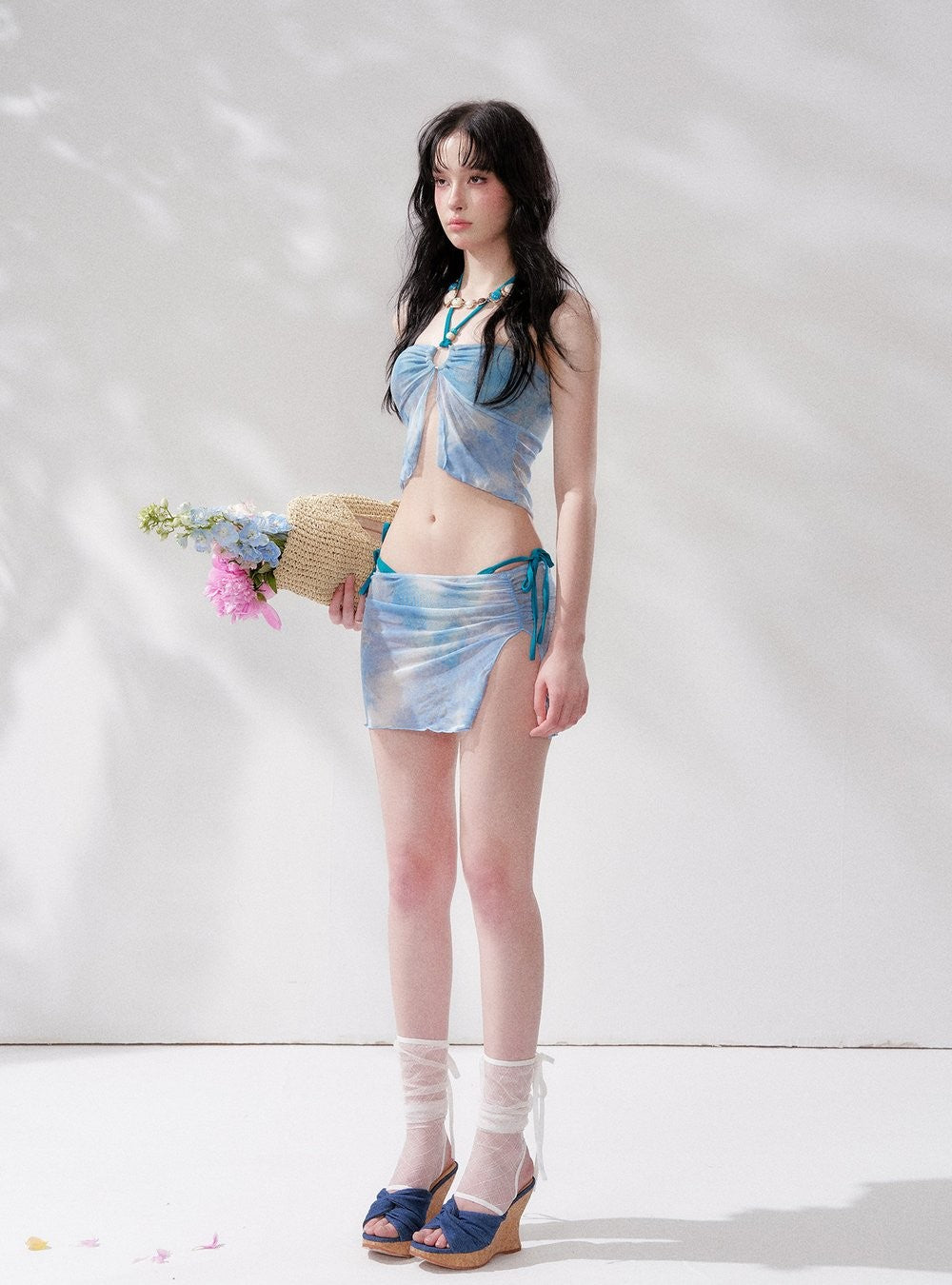 Azure Ring Tie Swim Set (3Piece)