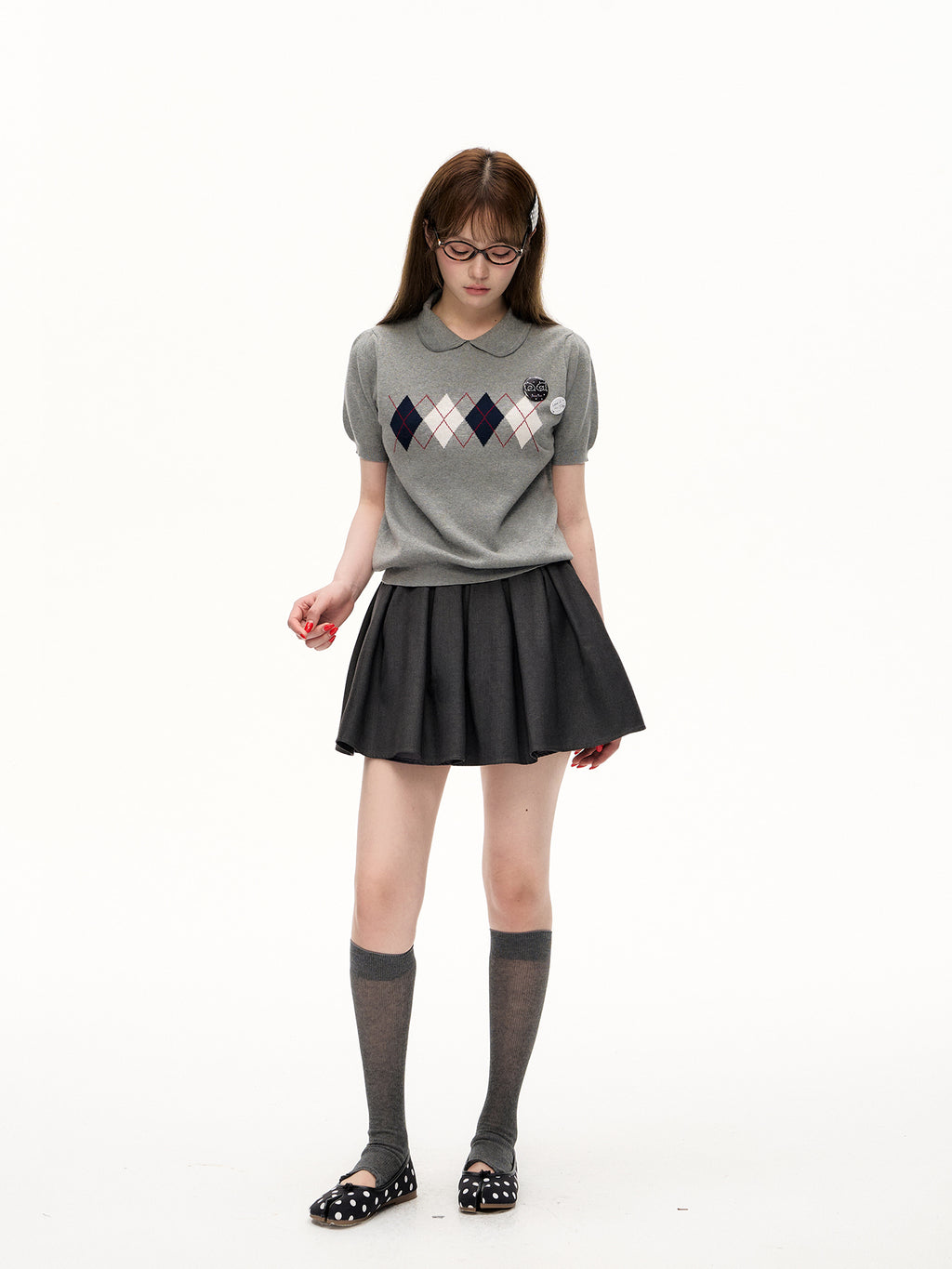 Romance Nanci Diamond Collar Knit