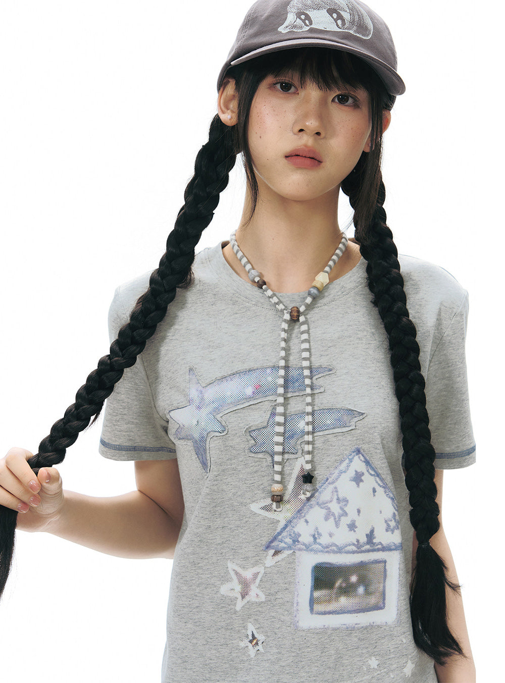Stardust Graphic Top (2color)