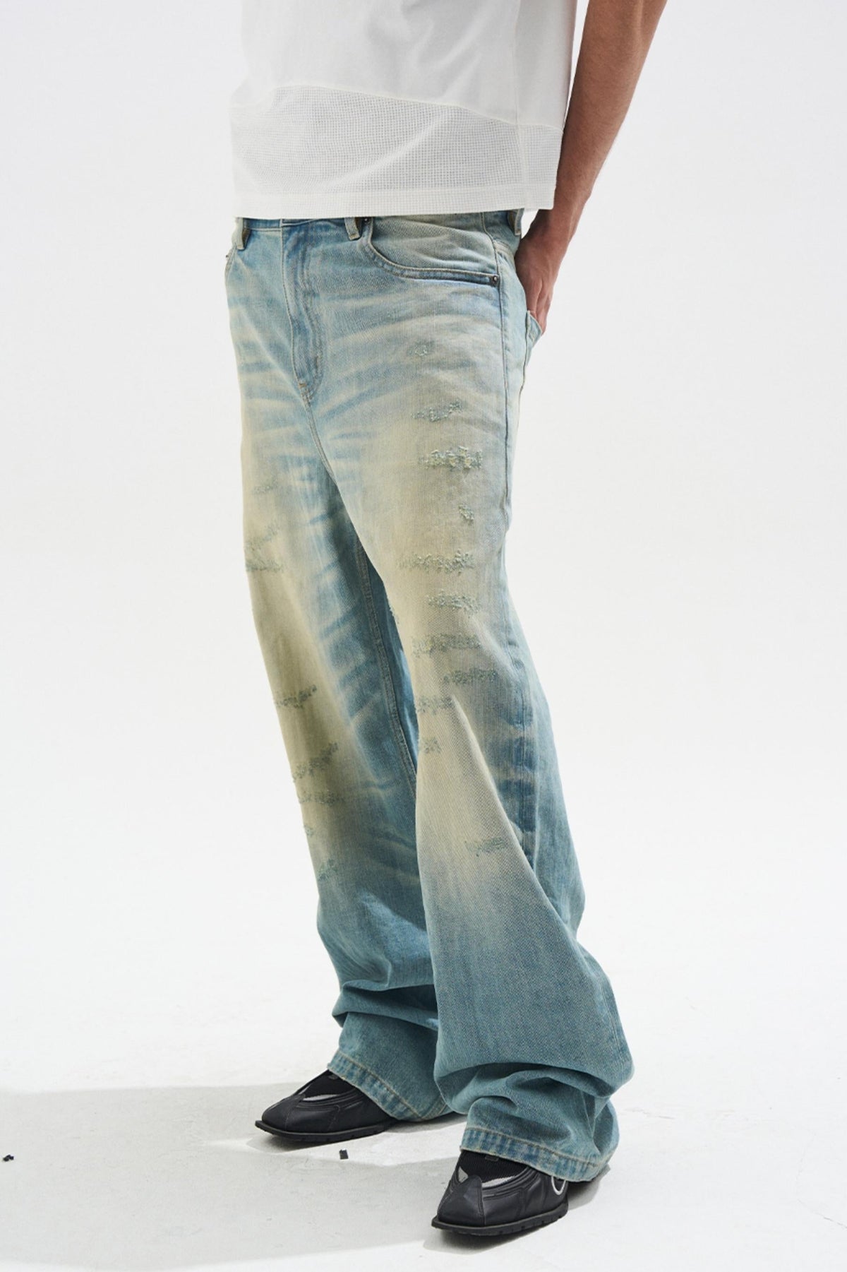 Cat Whiskers Wide-Leg Pants