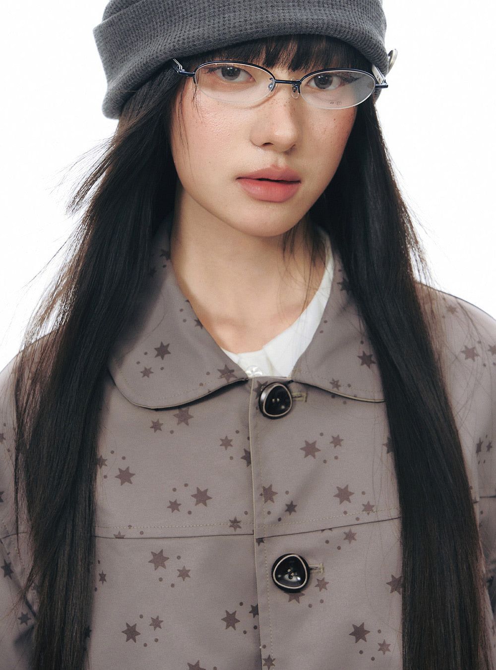 Soft Collar Reversible Coat
