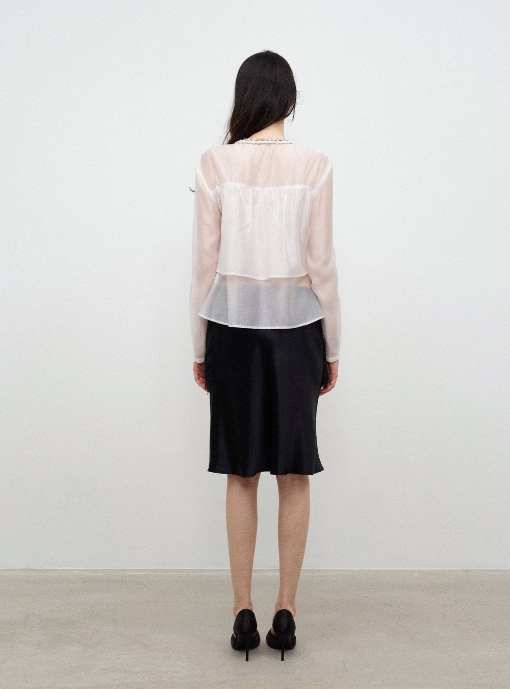 Shell Bead Sheer Shirt