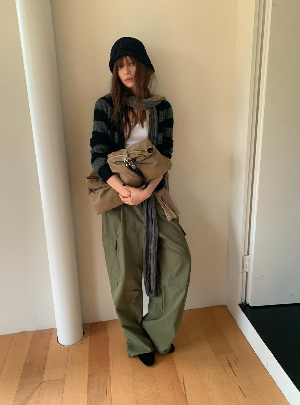 Utility Drawstring Cargo Pants