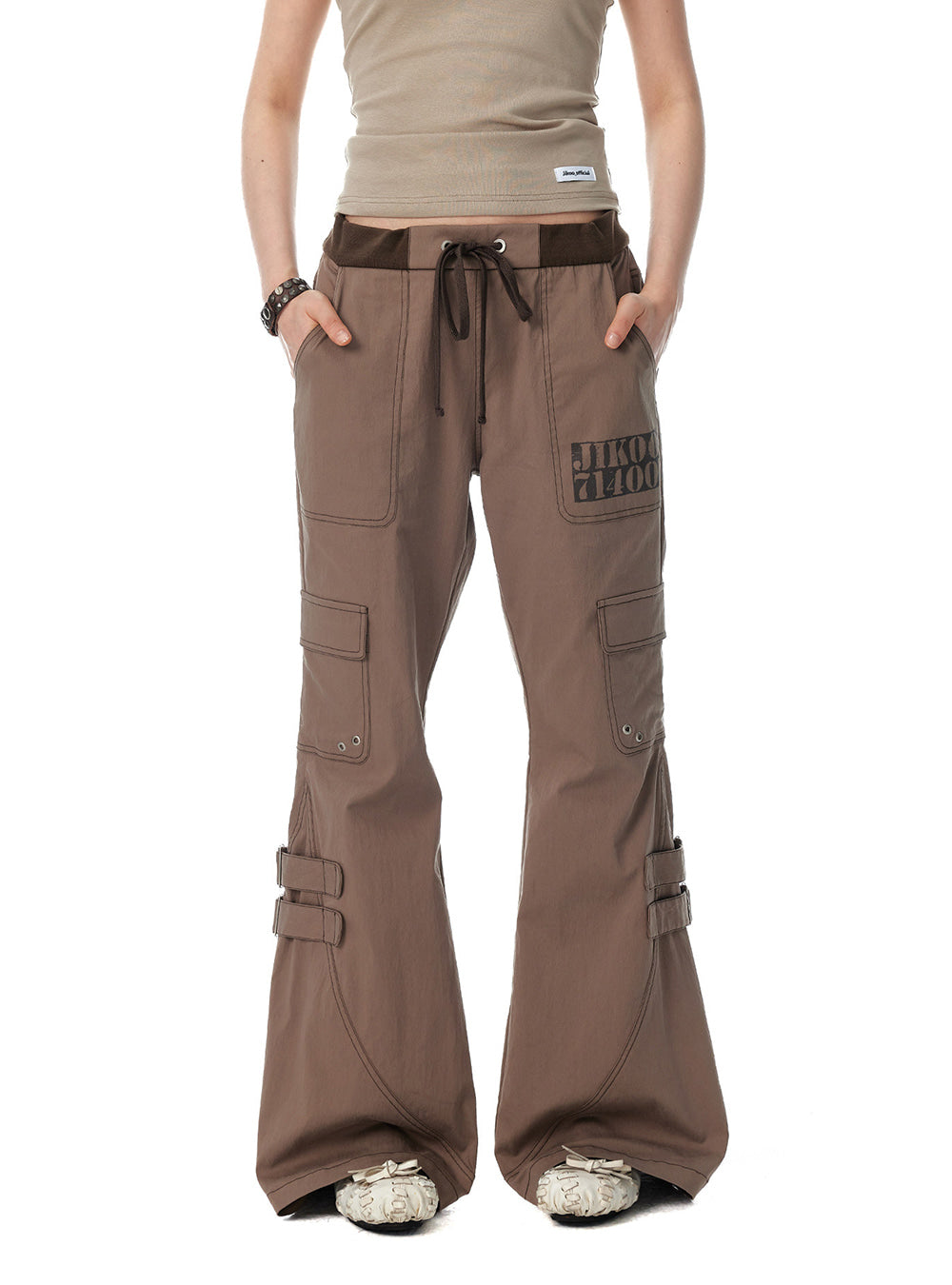 Utility Curve Cargo Flare Pants