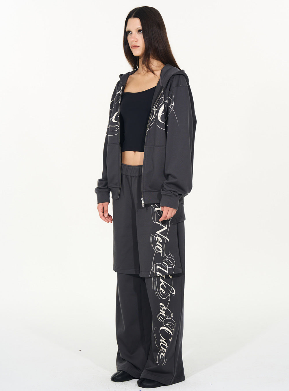 Double-Layer Combo Sweatpants (2color)