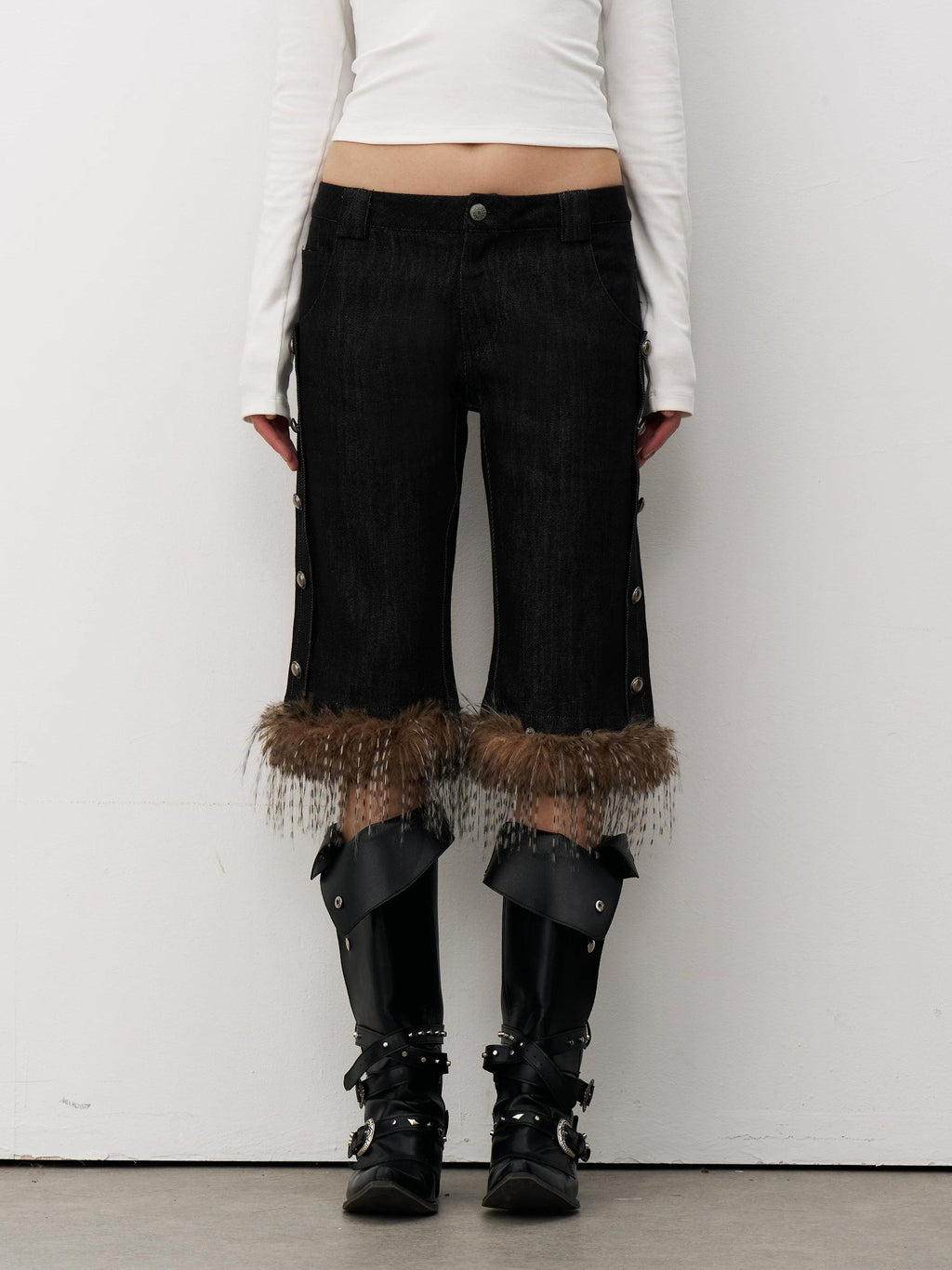 THELIGHT | LYCRA TENCEL PLUSH SHORTS【ID:TN00099】