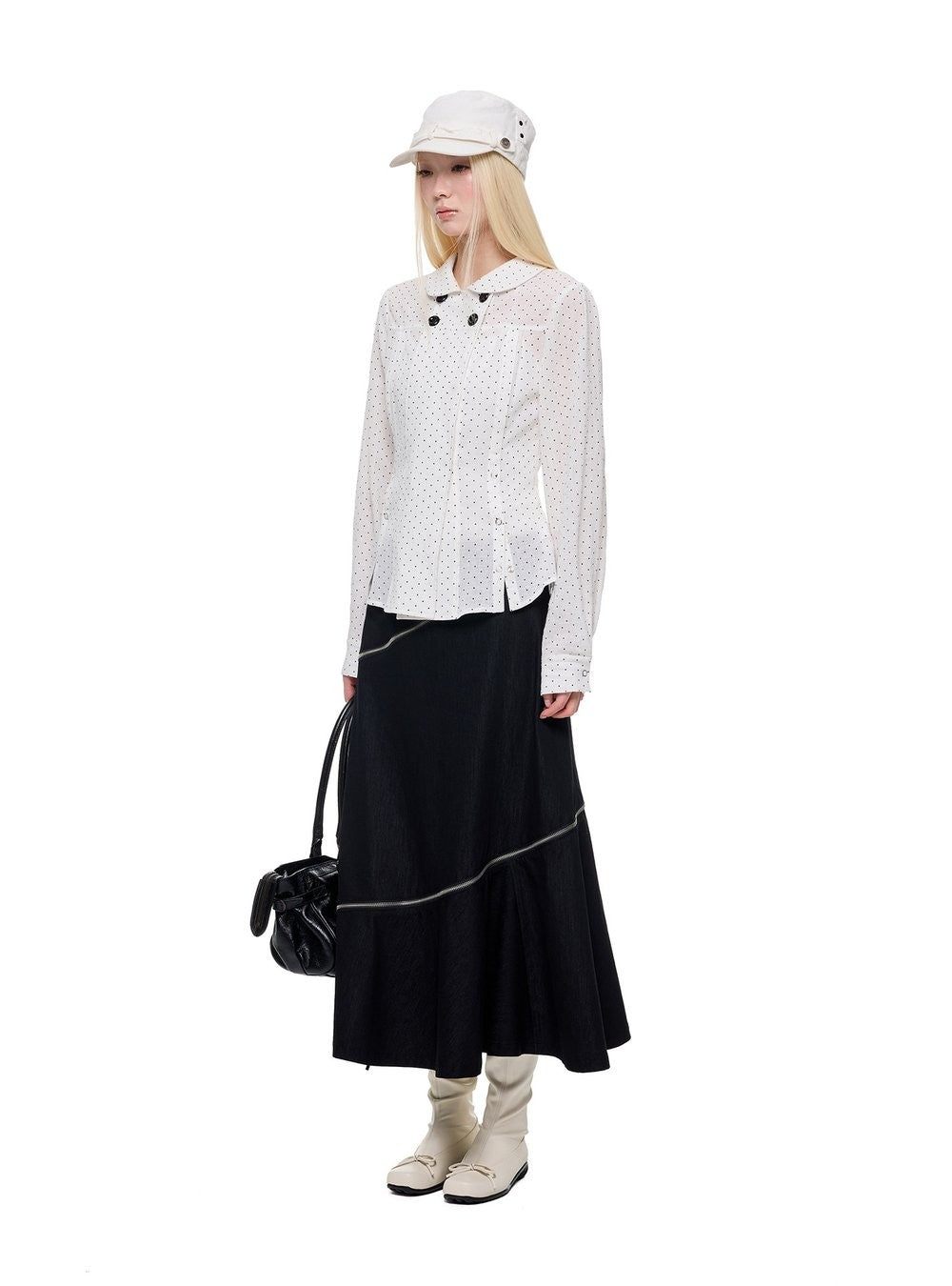 Dot Dart Tailored Shirt