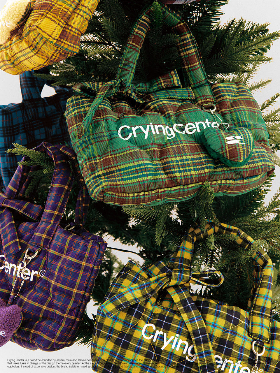 CryingCenter Check Cloud Shoulder Bag vol2