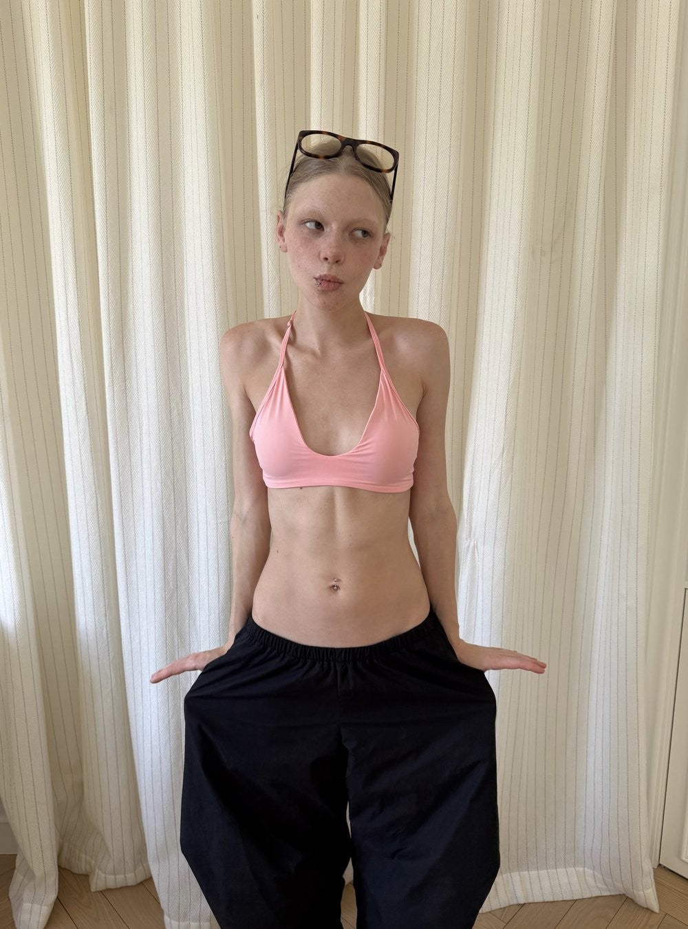 V-Neck Halter Top (3color)
