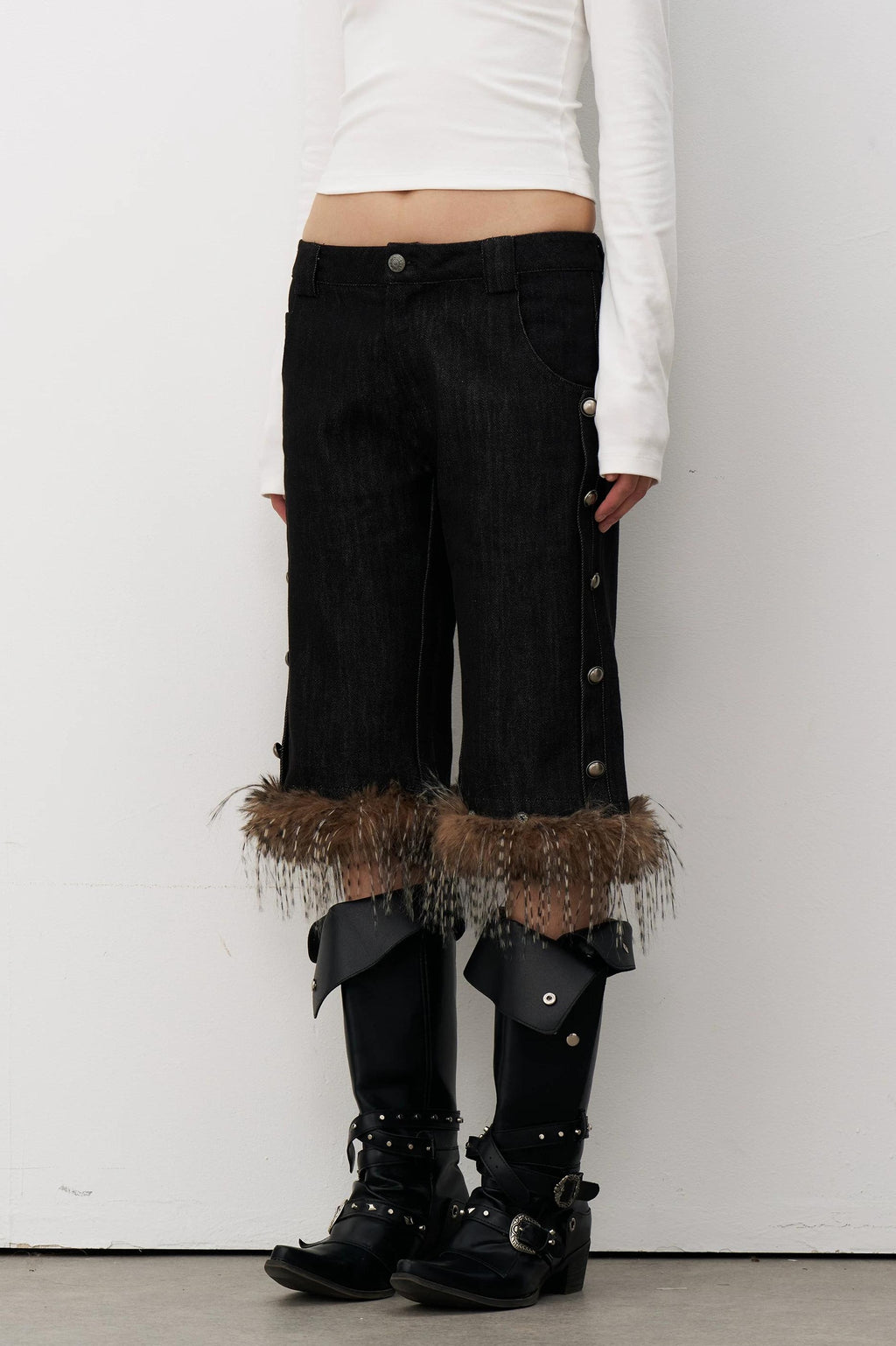 THELIGHT | LYCRA TENCEL PLUSH SHORTS【ID:TN00099】