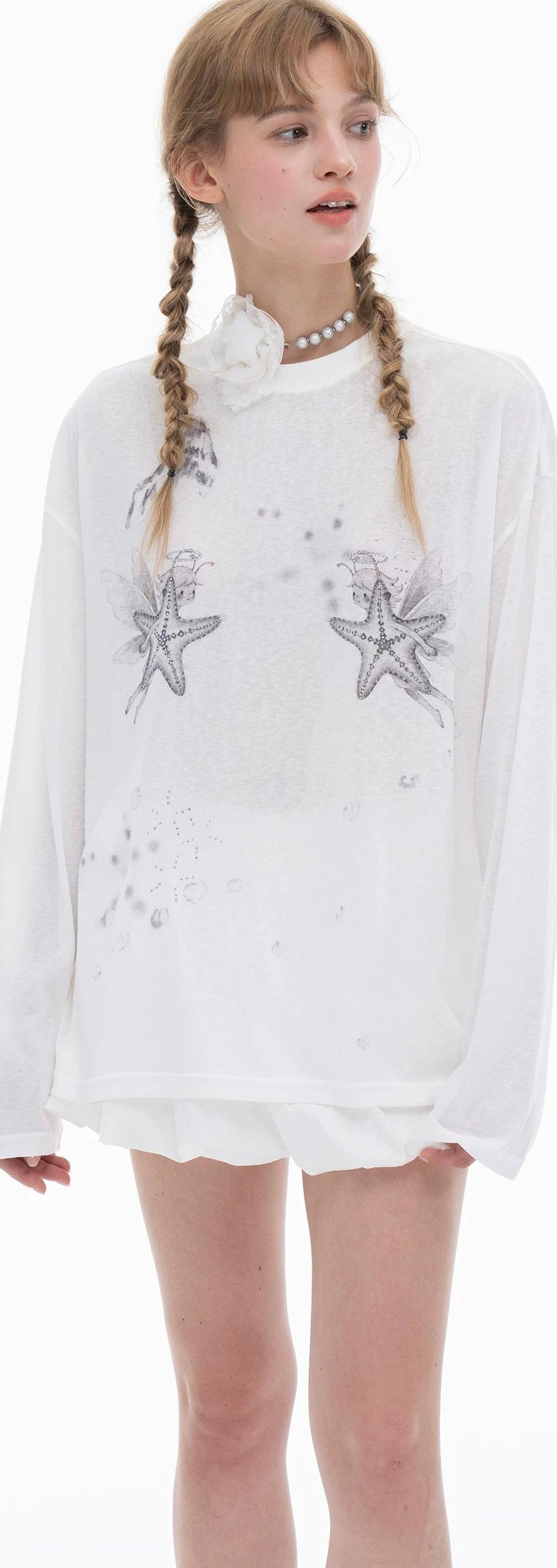 THELIGHT | SUNSCREEN LONG-SLEEVE T-SHIRT【ID:TN00111】
