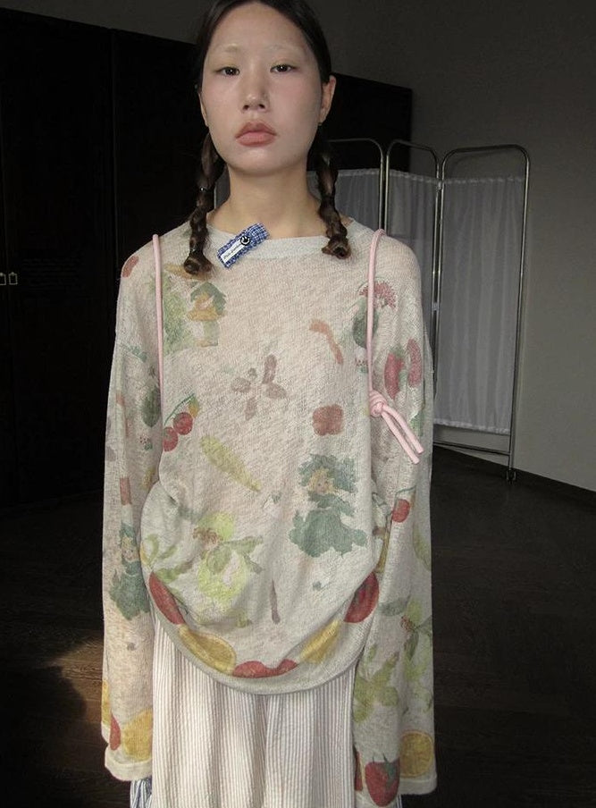 3months | KOREAN KNIT LONG SLEEVE TOP【ID:TN00046】