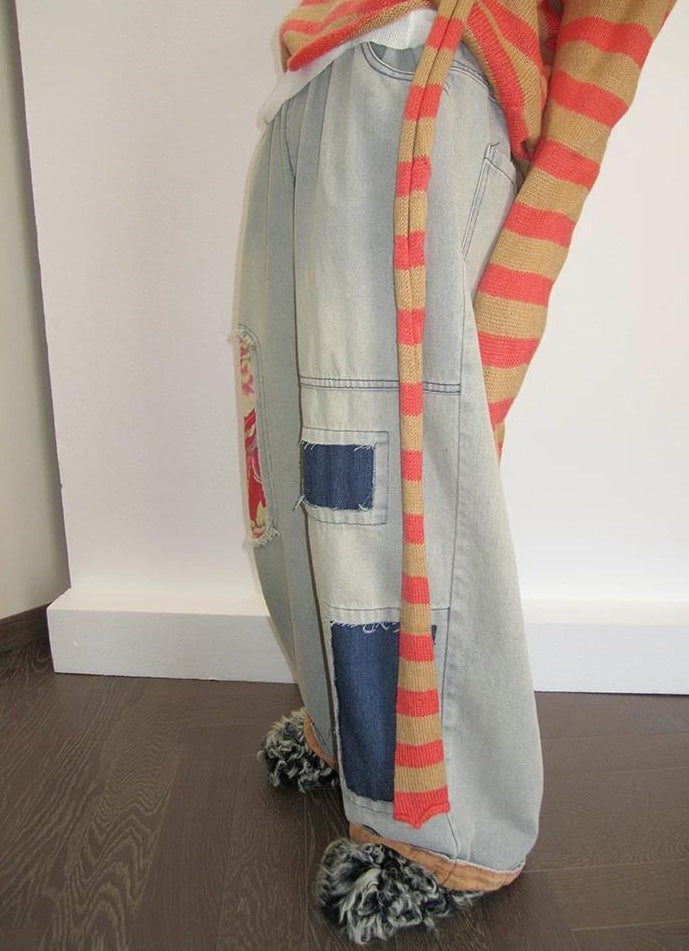3months | VINTAGE WIDE LEG JEANS【ID:TN00055】