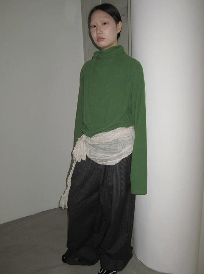3months | HIGH NECK LOOSE T-SHIRT【ID:TN00059】