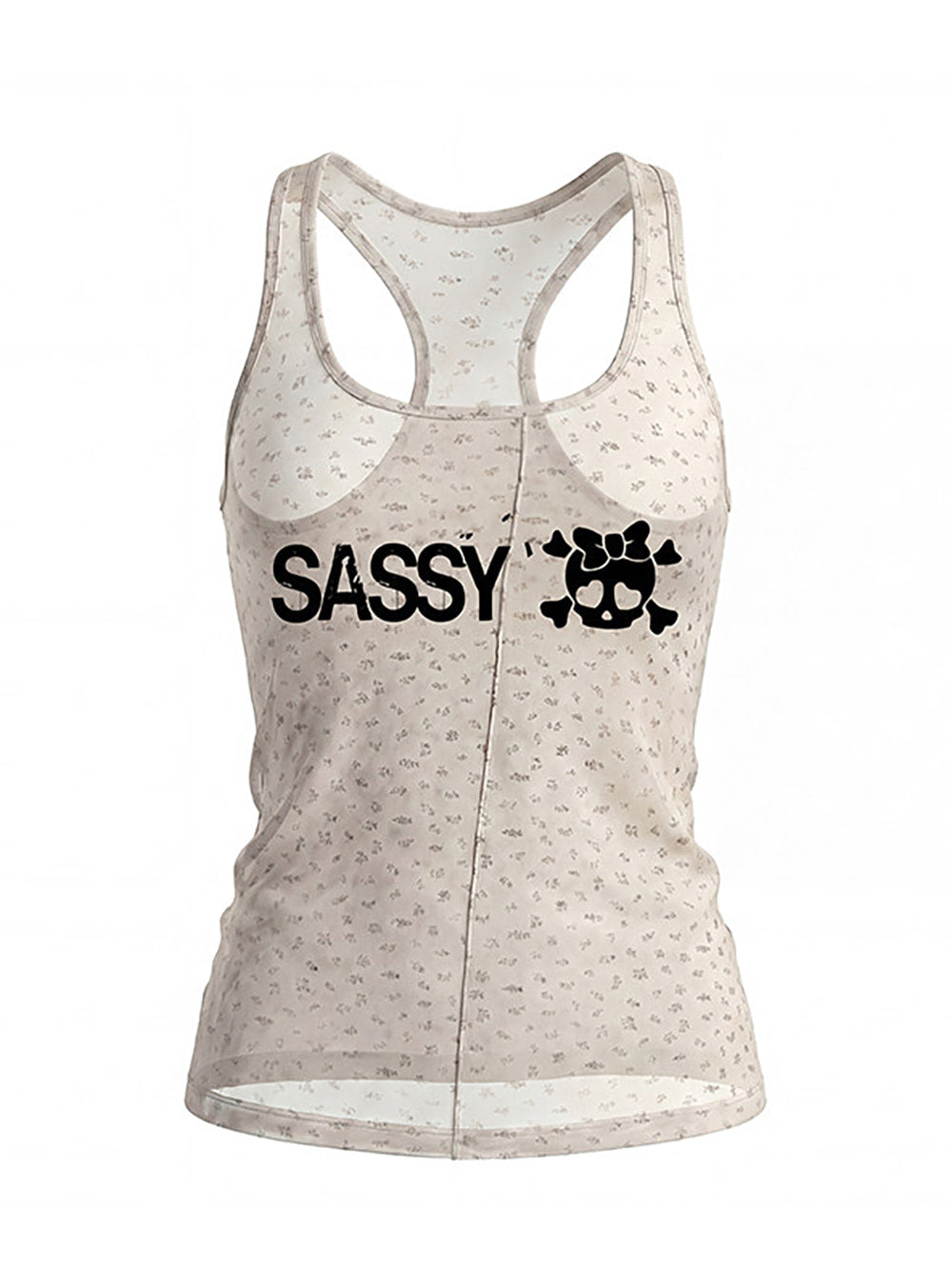 Sassy Sheer Tank Top (3color)