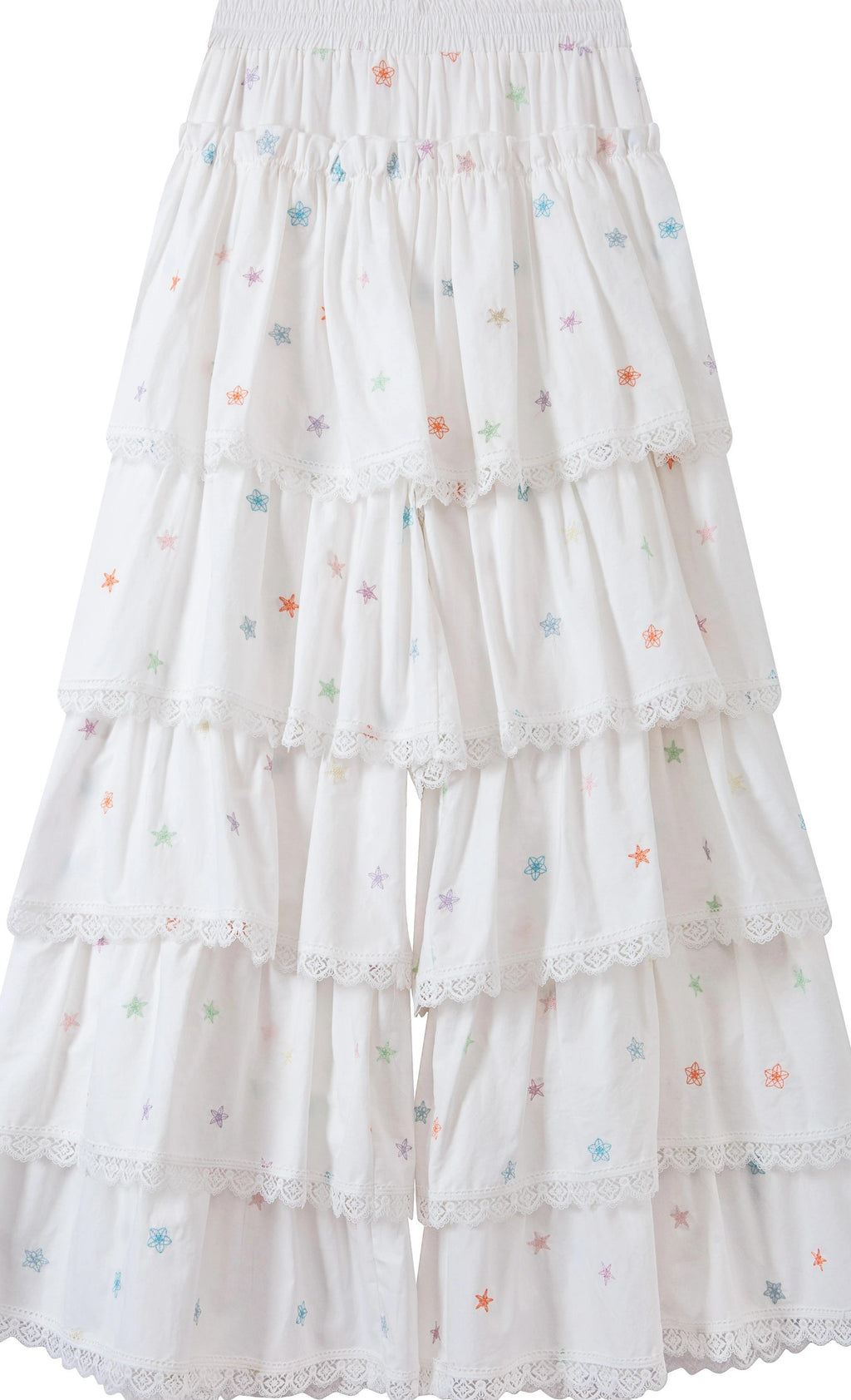 THELIGHT | LACE CRUSHED SKIRT PANTS【ID:TN00112】
