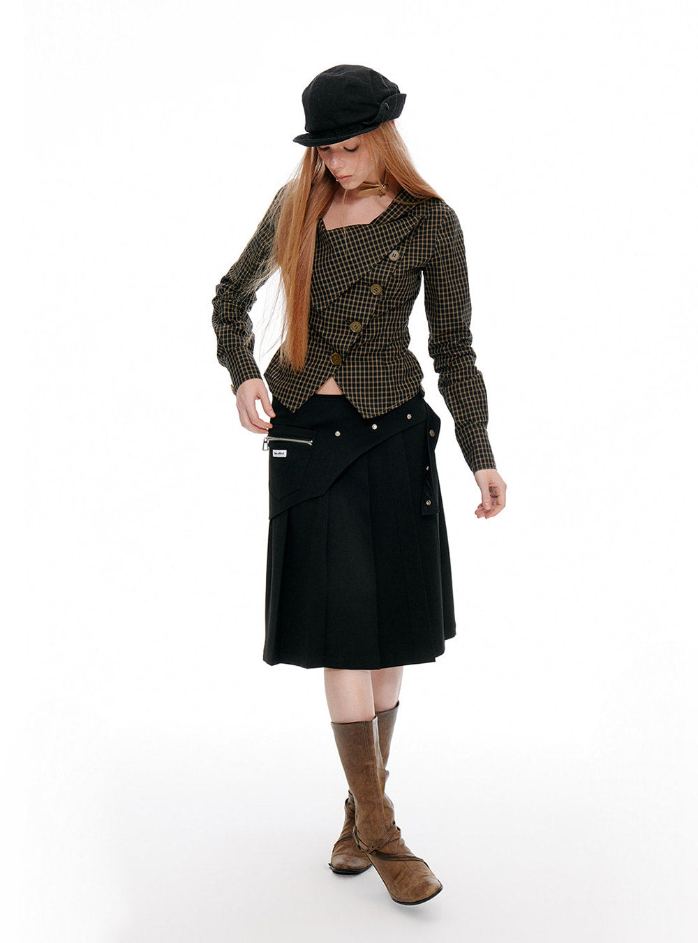 Dual Silhouette Layer Skirt & Pants