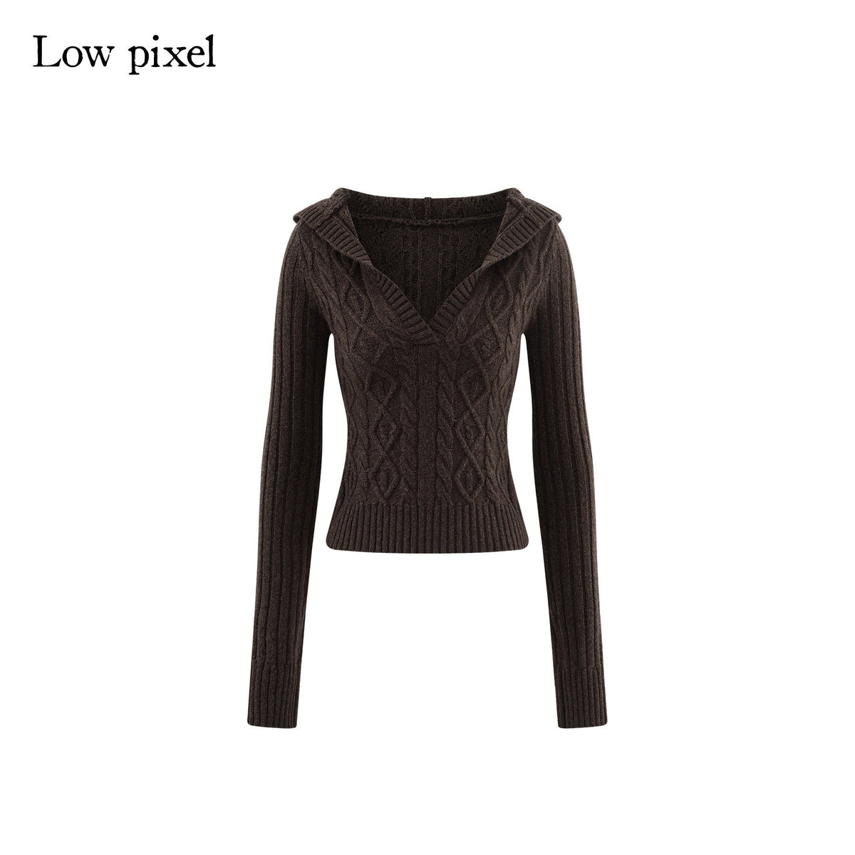 Wool Blend V-neck Slim Pullover Two Piece Cami Set Casual Sweaters