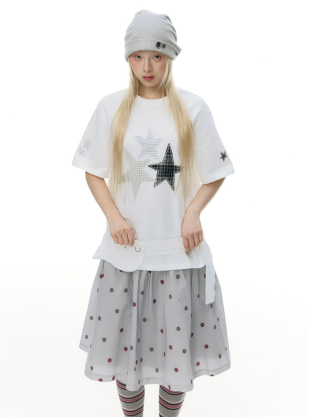Star Patch Crush Tee (2color)