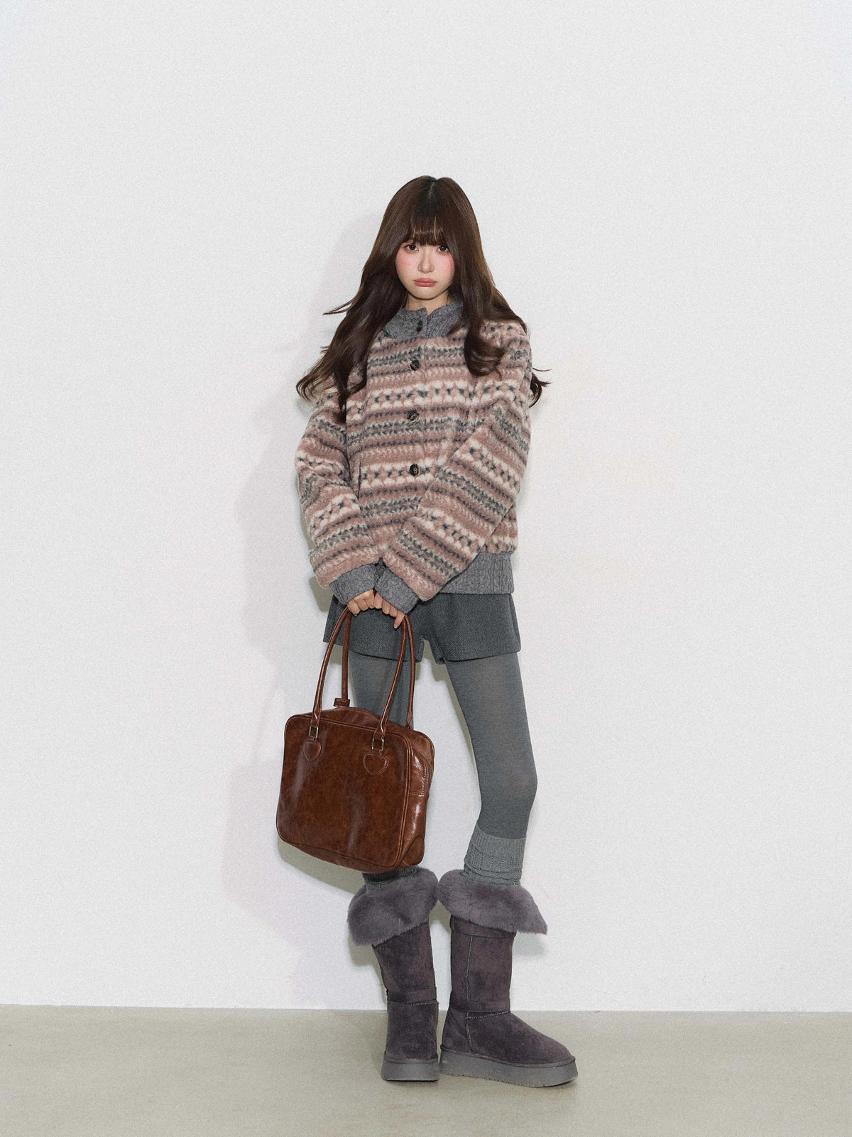 THELIGHT | RETRO CASUAL KNIT JACKET【ID:TN00091】