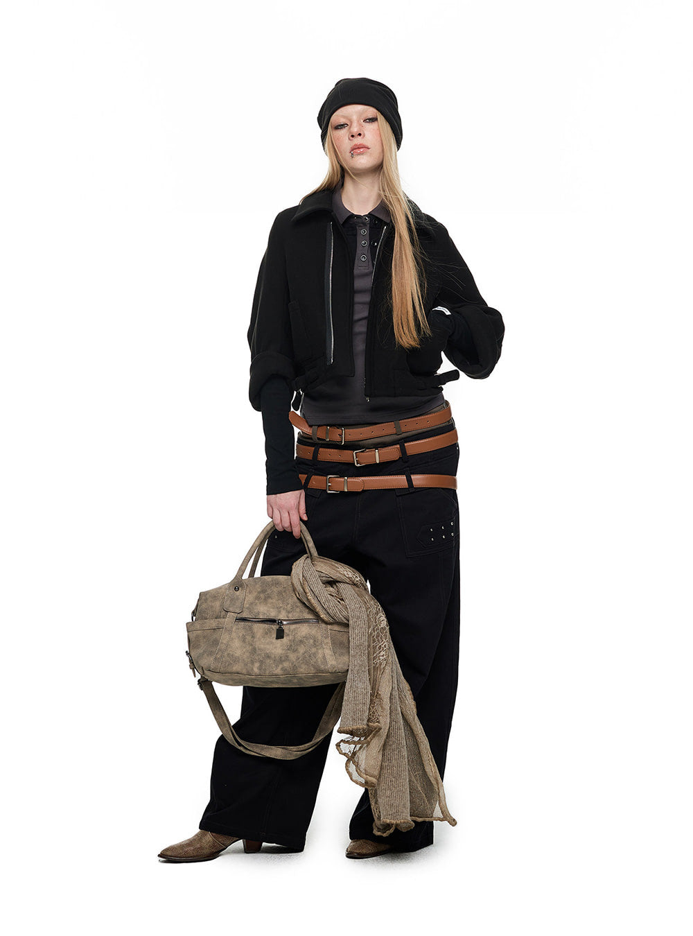 Asymmetric Air-Layer Short Jacket (2color)