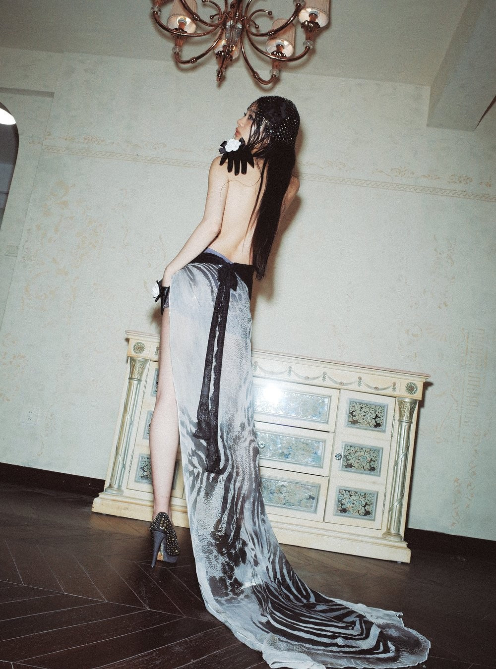 Wildshade Sheer Scarf Top